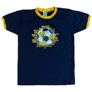 Brazil Vintage Soccer T-Shirt